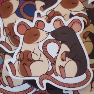 Kissing Rats Sticker | Pride | LGBT