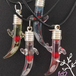 Personalisierte Reis Namenskette: Einzigartiger Glasfläschchen Schmuck