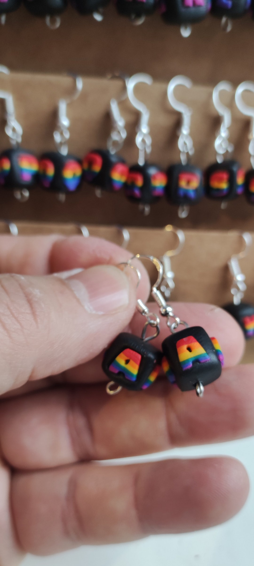 Orecchini Arcobaleno LGBT Con Nappe Lunghe Fatte A Mano – Pendenti Bohemian Colorati Per Pride Parade, Regalo LGBTQ+