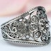 see more listings in the Filigree Silver Rings section