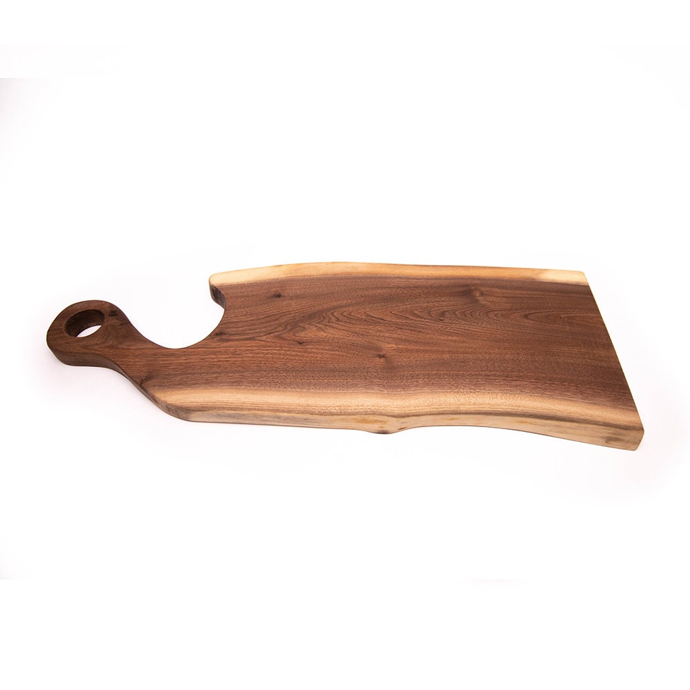 Walnut Personalized Charcuterie Board, Laser Engraved, Live Edge Walnut ...