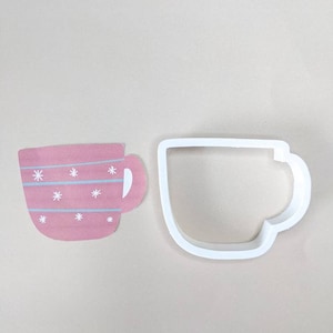 Cozy Coffee Mug Christmas Cookie Cutter