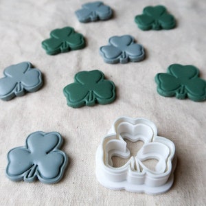Shamrock Imprint Cutter | Trendy 3D Polymer Clay Cutter | Clay Jewelry | Jewelry Making | Polymer Clay Tools