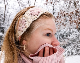 Diadema de crochet / Diadema de crochet hecha a mano