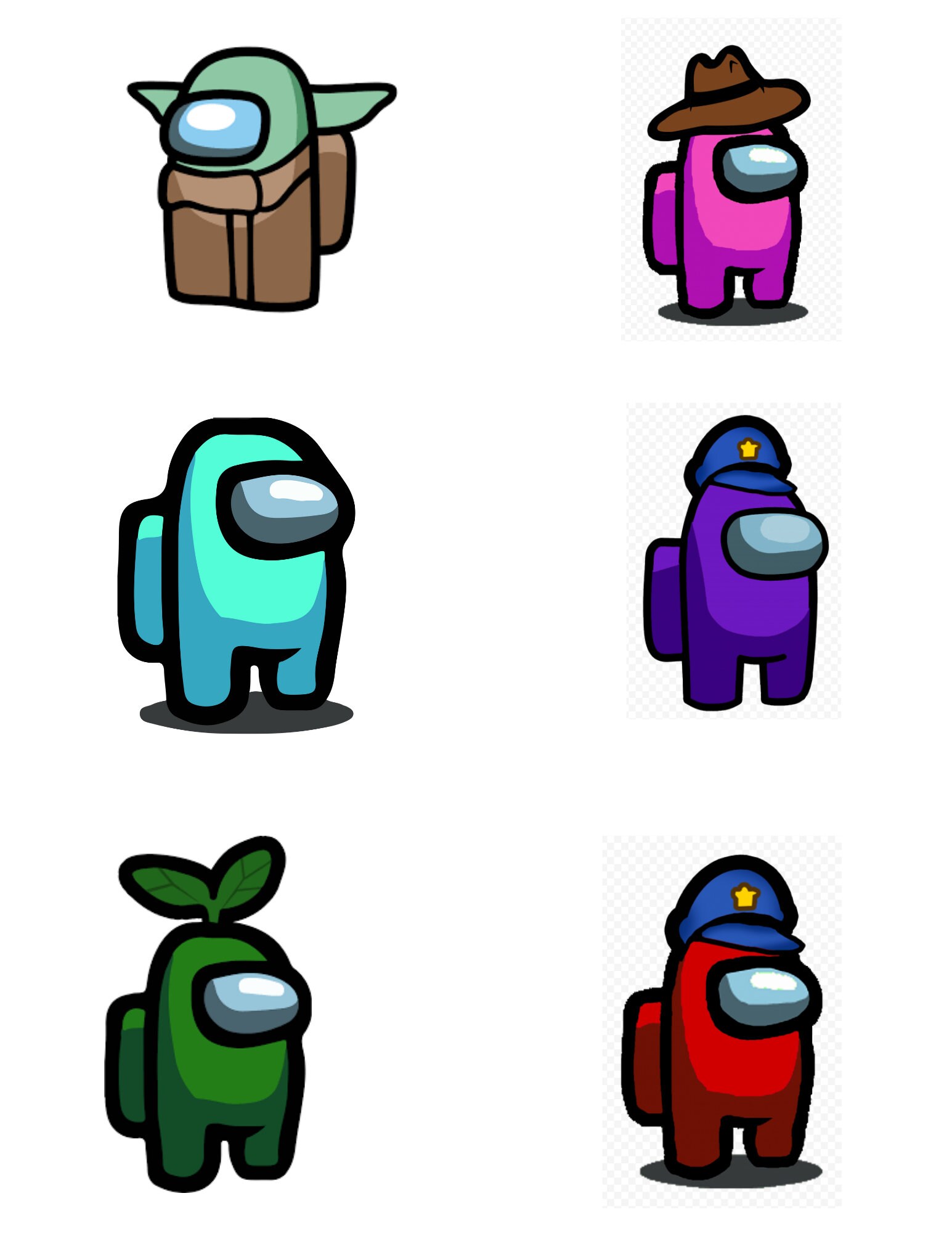 Among Us - at Home Party - Task Cards, Cupcake Toppers, Printables - Etsy