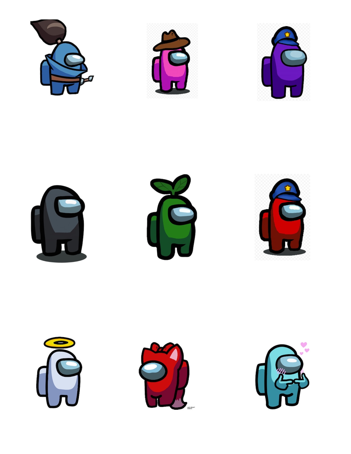 Among Us at Home Party Task Cards Cupcake Toppers - Etsy