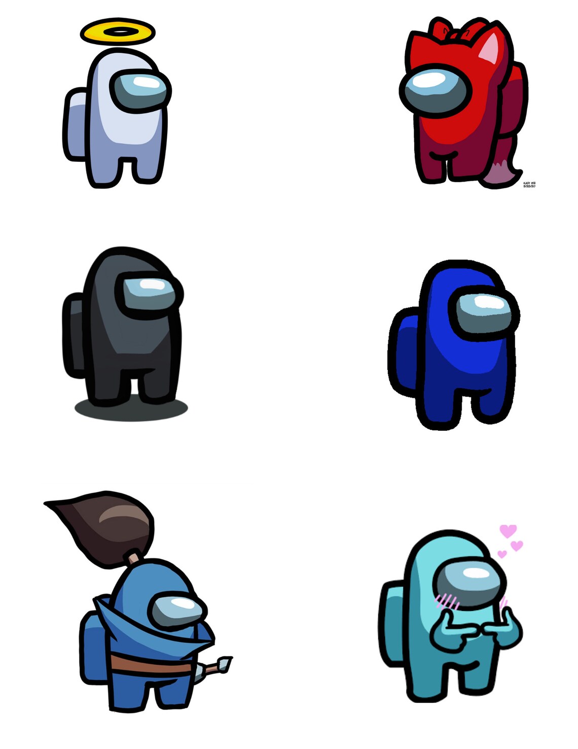 Among Us at Home Party Task Cards Cupcake Toppers - Etsy