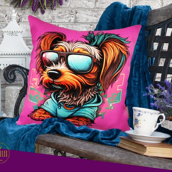 Dog Throw Pillows Etsy