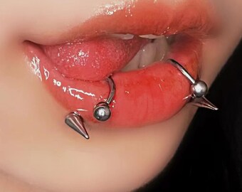 Baoblaze 16pcs Piercing Tragus Barbell Lip Language con Bola de Hombre Punk Fashion