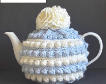 Bobble Stitch Vintage Tea Cosy PDF Crochet Pattern
