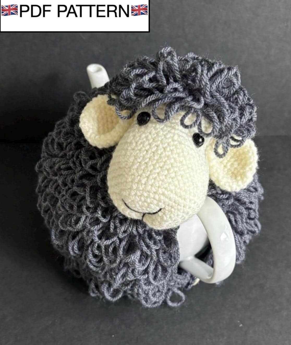 30 Tea Cozy Crochet Patterns for Teapots, Gifts, and Kitchen Decor 21 Herdwick Sheep Tea Cosy