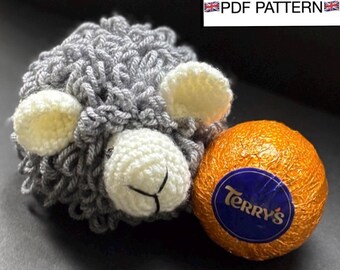 Häkelanleitung für eine Schokoladenorange-Hülle (PDF) loopy sheep