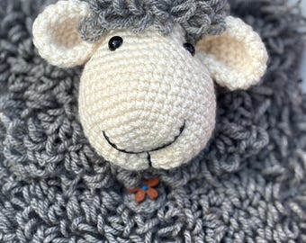 Hot Water Bottle Cover ~ Loopy Sheep