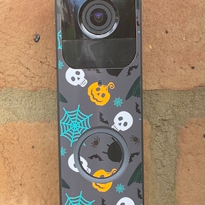 Décalcomanie Halloween Blink pour sonnette : vinyle amovible