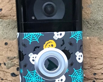 Ring Doorbell Halloween Decal Sticker for Ring Doorbell 2, 2nd Gen, 3 /4, Pro, Pro 2 or Peephole,  Removable Vinyl