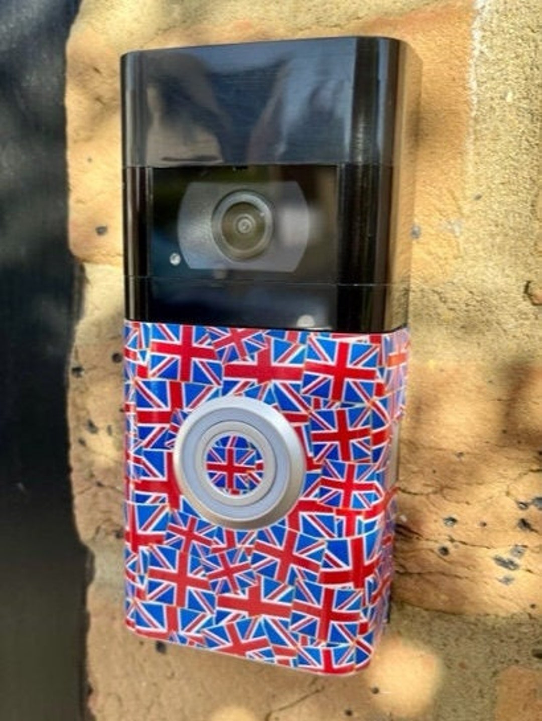 Ring Doorbell Union Flag UK Decal Sticker for Ring Doorbell 2, 2nd Gen