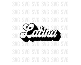 Latina Svg, Spanish Quote Svg, Latina Power Svg, Png, Hispanic, Spanish quotes, frases en español , download file