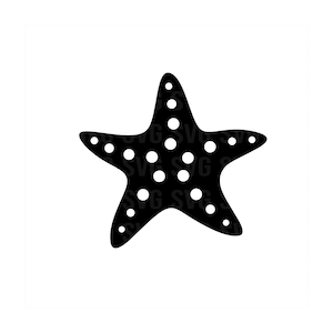 Starfish SVG, Starfish Silhouette Svg, Ocean Svg, Cute Starfish Svg, Custom Starfish svg, png, dxf, digital download file, svg for cricut