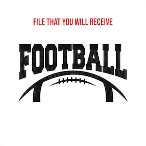 Football Svg, Custom Football Svg, Half Football Svg, Digital Download File Svg, Cut File Svg, Football Season Svg