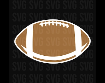 Football 2 Color Svg, Football Svg, Two Color Sports Balls Svg ...