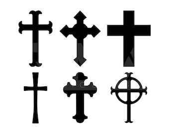 Cross Bundle SVG, Faith Svg, Jesus SVG, Religious Svg, Faith and Heart Svg, Heart Svg, Beautiful Svg, Iron On Svg, Cricut, Cameo