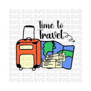 Time to Fly SVG, Edit File, Png, Urlaubssvg, süßes fliegendes Shirt, Koffersvg, fliegendes SVG, Familienurlaub, Freundschaft