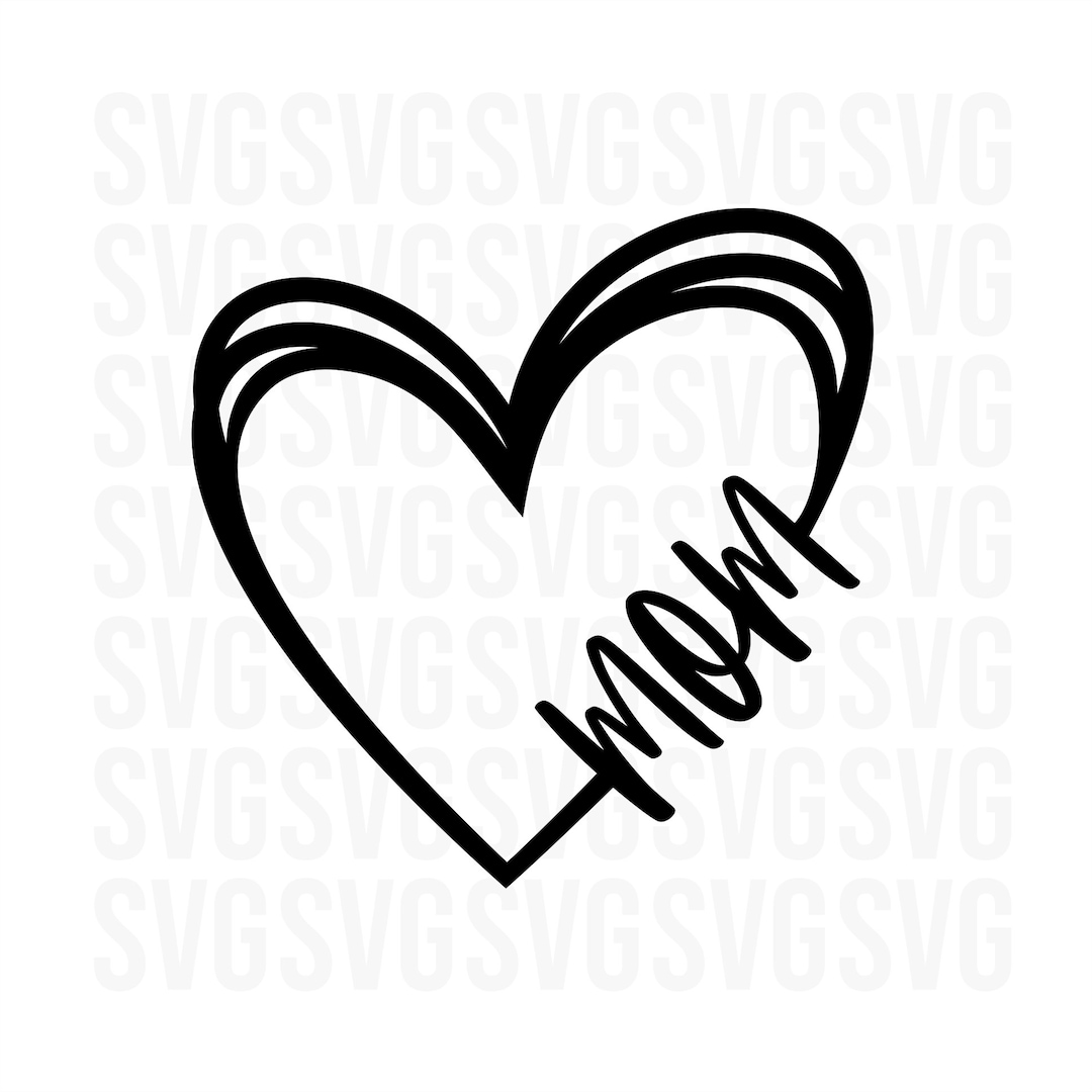 Mom Heart Svg, Heart Mom Svg, Mom Life Svg, Mothers Day Svg, Heart Svg