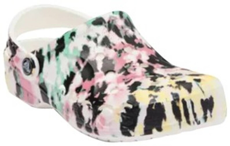 tie dye mania clog