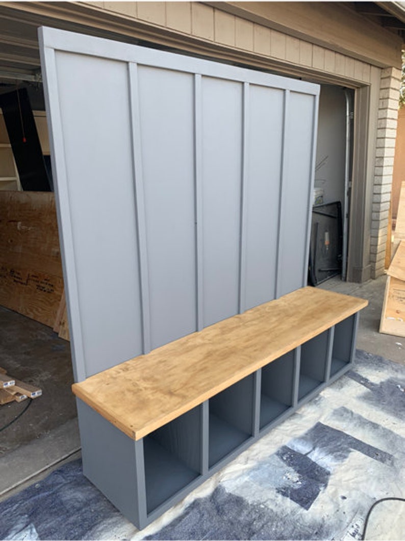 Hall Tree Cubby Storage Bench Unit LOCAL PICK UP and Delivery Etsy