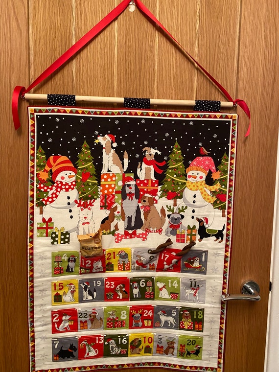 Fabric Advent Calendar for Dogs Etsy