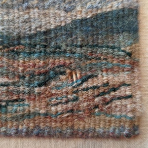 Sue Lawty fine artist landscape weaving tapestry linen wool image 4