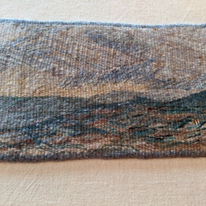 Sue Lawty fine artist landscape weaving tapestry linen wool image 7
