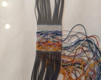 Sue Lawty fine artist weaving tapestry silk