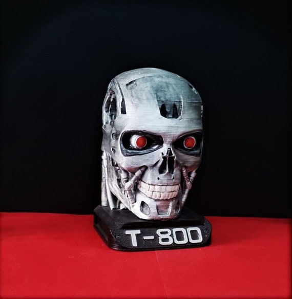 T 800 Terminator Modello Stampato E Dipinto A Mano In 3d Etsy Italia