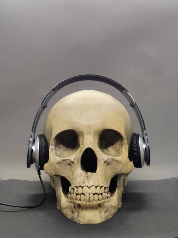 Skull Headphone Stand Headphone Holder 