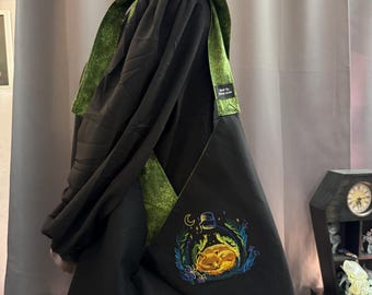 Fox and Mushroom, Horror-gami Bow Tote, Gift