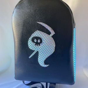 Shiny Death Gem Reaper Backpack, Goth, Gift
