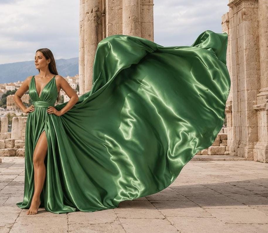 Long Tail Gown - Etsy Long Tail Gown - Etsy
