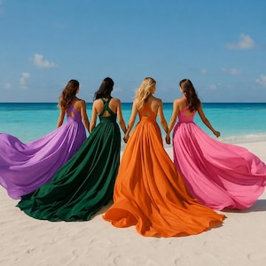 Long Flowy Dress Photoshoot Beach - Etsy