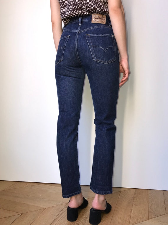 Diesel Denim Jeans vintage 90s navy blue jeans ca… - image 4