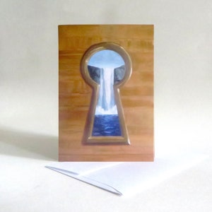 Original Art Blank Note Cards / Set di 6 carte