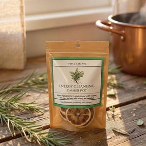 Simmer Pots, Stovetop Potpourri, Simmering Potpourri, Energy Cleansing, Sage, Sage Cleansing, Cleansing Kit, Cleansing Gifts, Clear Energy
