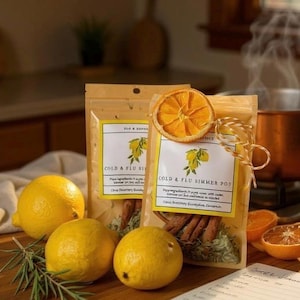 Simmer Pots, Stovetop Potpourri, Cold and Flu, Simmer Pots, Dried Fruits, Gifts