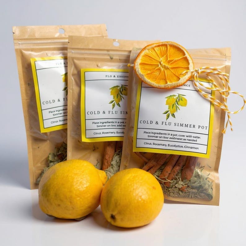 Simmer Pots, Stovetop Potpourri, Cold and Flu, Simmer Pots, Dried Fruits, Gifts afbeelding 10