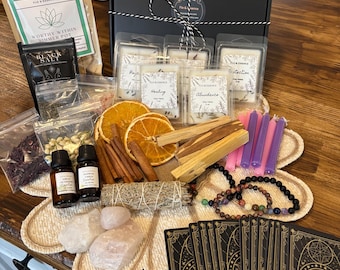 Witch Box, Surprise Box, Tarot Reading, Gifts for Witches, Ritual Box, Herbs and Crystals, Mystery Box, Witch Supplies, Gifts, Alter Herbs