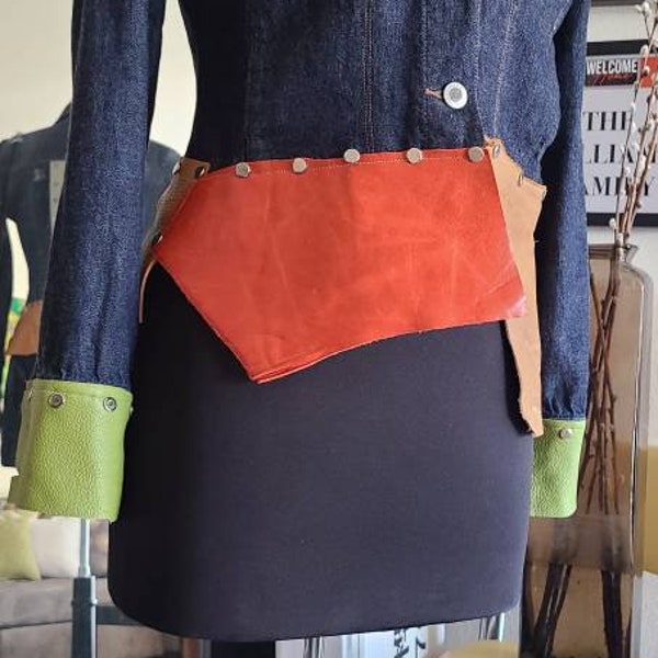 hanya patchwork leather and suede boot