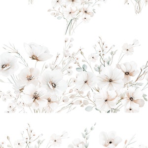 May include: A digital scrapbook planner with the title "Pale Planner" and a watercolor illustration of white flowers with brown centers and green stems.