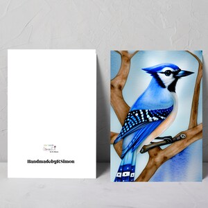 Oiseau bleu Carte de vœux