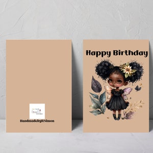 Happy Birthday Fairy Greeting Card