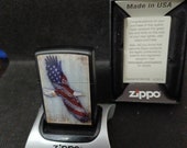 ZIPPO New Eagle as American Flag Bonus